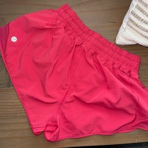 Lululemon Pink Hotty Hot Shorts Size 4